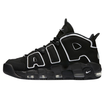 NIKE AIR MORE UPTEMPO BLACK WHITE