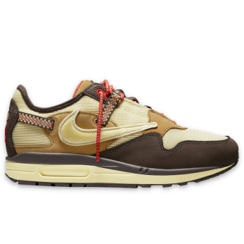 TRAVIS SCOTT X NIKE AIR MAX 1 BAROQUE BROWN SNEAKERS