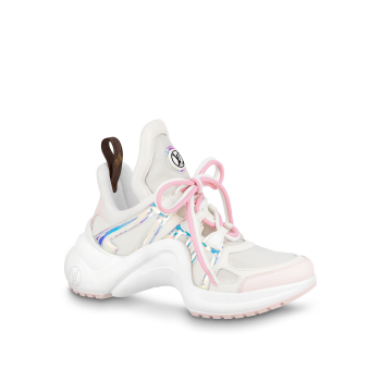 LOUIS VUITTON ARCHLIGHT SNEAKERS ROSE CLAIR PINK