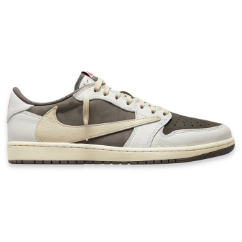 TRAVIS SCOTT X NIKE AIR JORDAN 1 LOW OG REVERSE MOCHA SNEAKERS