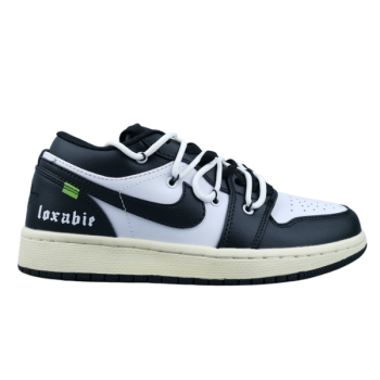 OFF-WHITE X NIKE AIR JORDAN 1 LOW WHITE BLACK