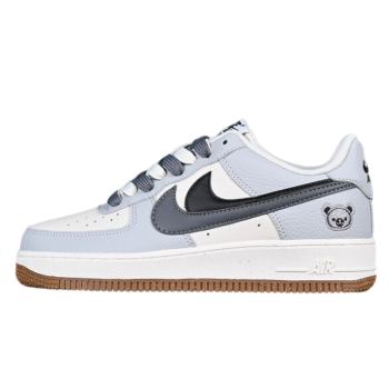 NIKE AIR FORCE 1'07 LOW BLACK DARK GREY RICE WHITE CC2569-033