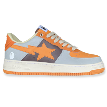 NIKE AIR FORCE 1 BAPE ORANGE SNEAKERS