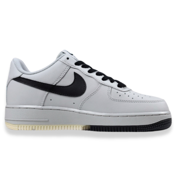 NIKE AIR FORCE 1 LOW 07 GREY BLACK SNEAKERS