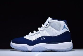 NIKE AIR JORDAN 11 RETRO WHITE/BLUE