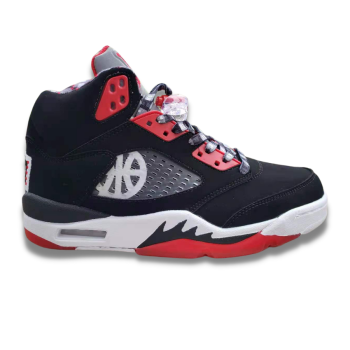 NIKE AIR JORDAN 5 HIGH BLACK CAMPUS RED