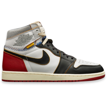 UNION X NIKE AIR JORDAN 1 RETRO HIGH OG NRG VARSITY RED SNEAKERS