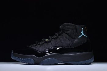 NIKE AIR JORDAN 11 RETRO BLACK/MINT BLUE
