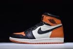 NIKE AIR JORDAN 1 RETRO HIGH BLACK/ORANGE/WHITE