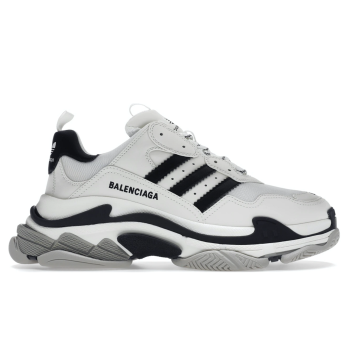 BALENCIAGA TRIPLE S WHITE BLACK SNEAKER