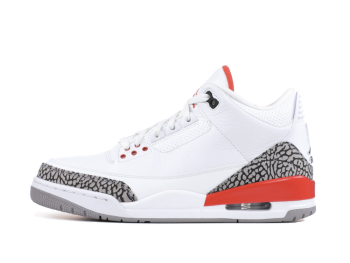NIKE AIR JORDAN 3 RETRO WHITE-BLACK-RED