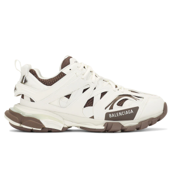 BALENCIAGA TRIPLE S WHITE COFFEE SNEAKER