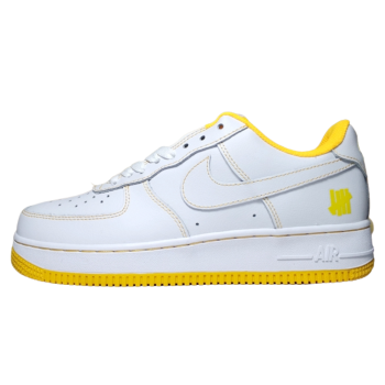 UNDEFEATED X NIKE AIR FORCE 1 07 LOW WHITE YELLOW