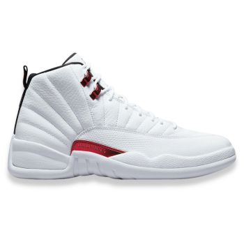 NIKE AIR JORDAN 12 RETRO TWIST WHITE RED SNEAKERS