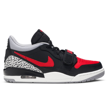 NIKE AIR JORDAN LEGACY 312 LOW BLACK CEMENT SHOES