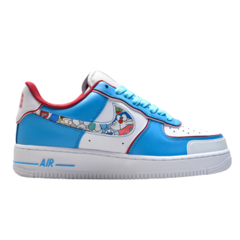 NIKE AIR FORCE 1 07 LOW DORAEMON BLUE WHITE RED BQ8988-106