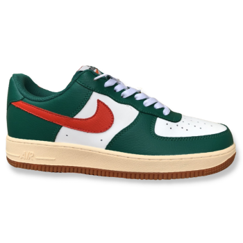 NIKE AIR FORCE 1 LOW 07 GREEN SNEAKERS