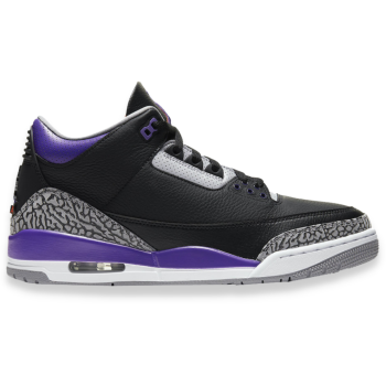 NIKE AIR JORDAN 3 COURT PURPLE SNEAKERS