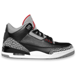 NIKE AIR JORDAN 3 BLACK CEMENT SNEAKERS