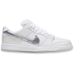 DIAMOND SUPPLY CO. X NIKE SB DUNK LOW WHITE SNEAKERS