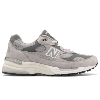 NEW BALANCE 992 MADE IN USA GRAY SNEAKERS