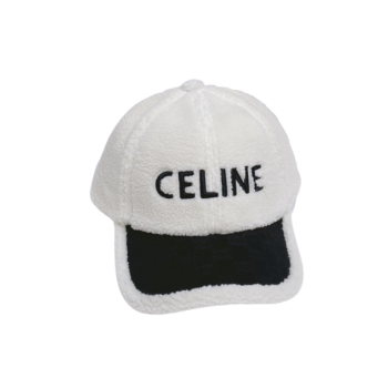 CELINE AUTUMN AND WINTER HAT BLACK AND WHITE
