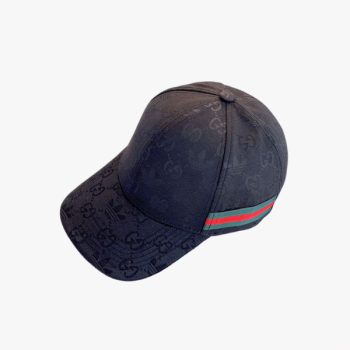 GUCCI X ADIDAS BASEBALL CAP HAT BLACK